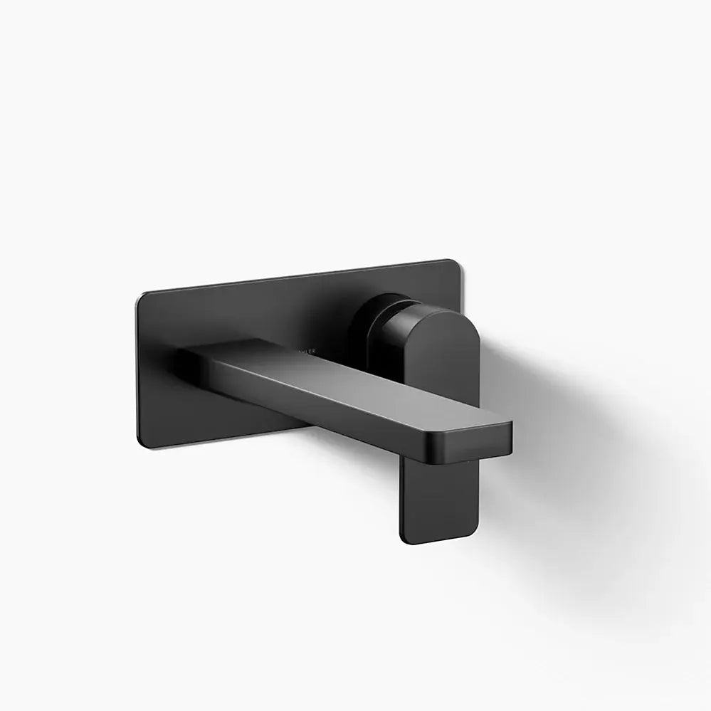 Kohler Parallel Wall-mount single-handle bathroom sink faucet, 1.2 gpm K-22567-4-BL - Plumbing Market