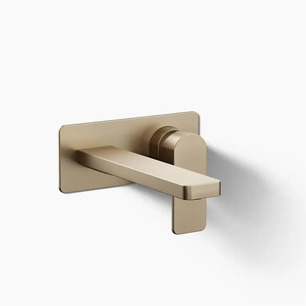 Kohler Parallel Wall-mount single-handle bathroom sink faucet, 1.2 gpm K-22567-4-BV - Plumbing Market