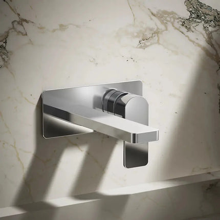Kohler Parallel Wall-mount single-handle bathroom sink faucet, 1.2 gpm K-22567-4-CP - Plumbing Market