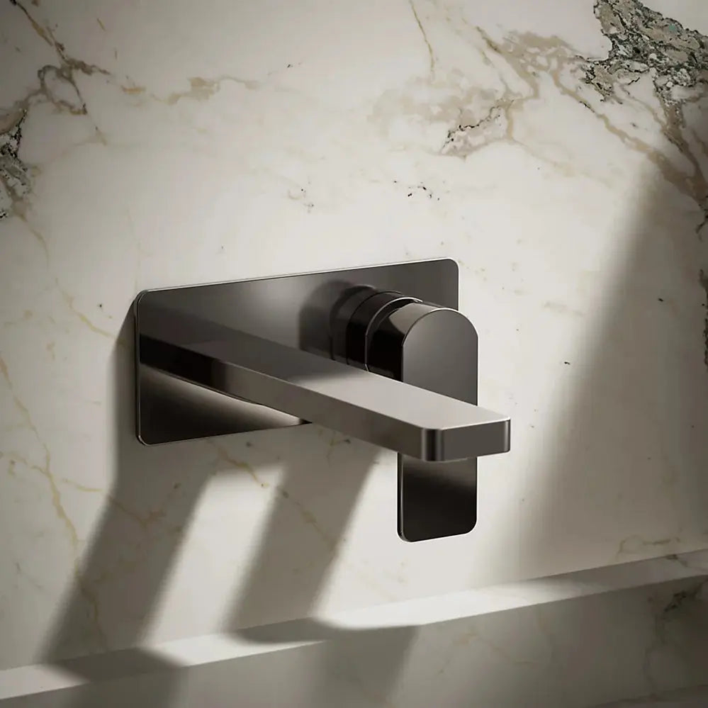 Kohler Parallel Wall-mount single-handle bathroom sink faucet, 1.2 gpm K-22567-4-TT - Plumbing Market