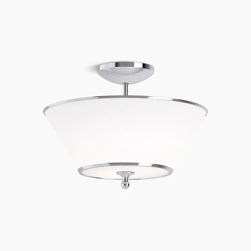 Kohler Parohn 2 Light Flush Mount 27859-FM02-CPL - Plumbing Market