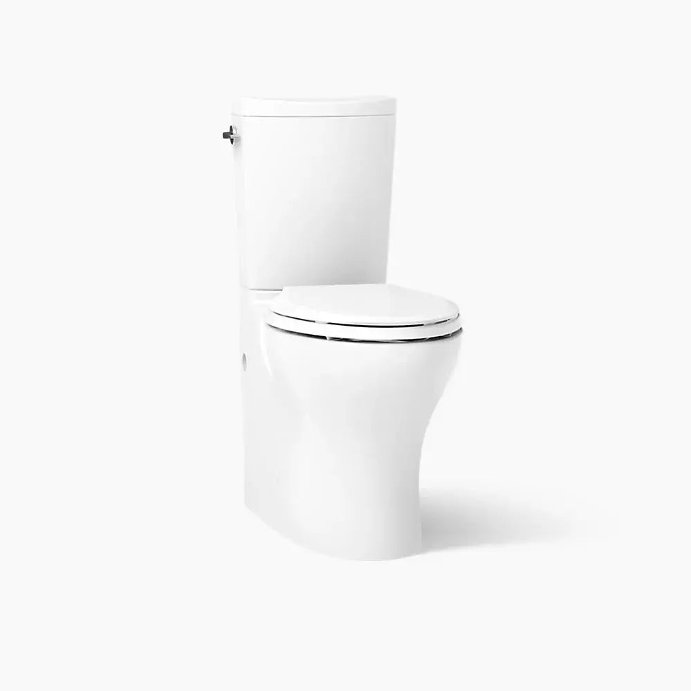 Kohler Persuade Curv Two-piece elongated toilet with skirted trapway, dual-flush less seat - Plumbing Market