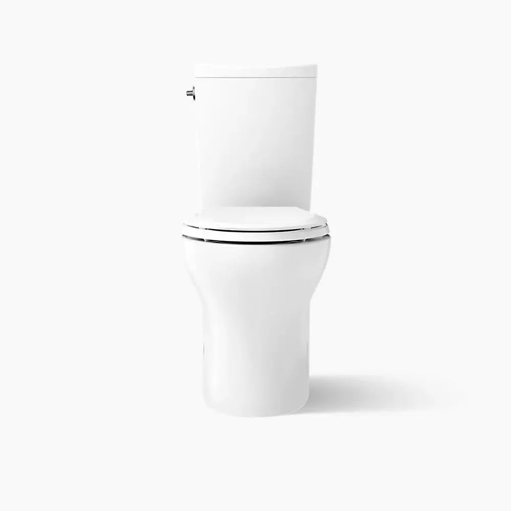 Kohler Persuade Curv Two-piece elongated toilet with skirted trapway, dual-flush less seat - Plumbing Market