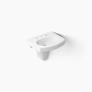 Kohler Pinoir 22" oval wall-mount bathroom sink white with shroud - Plumbing Market