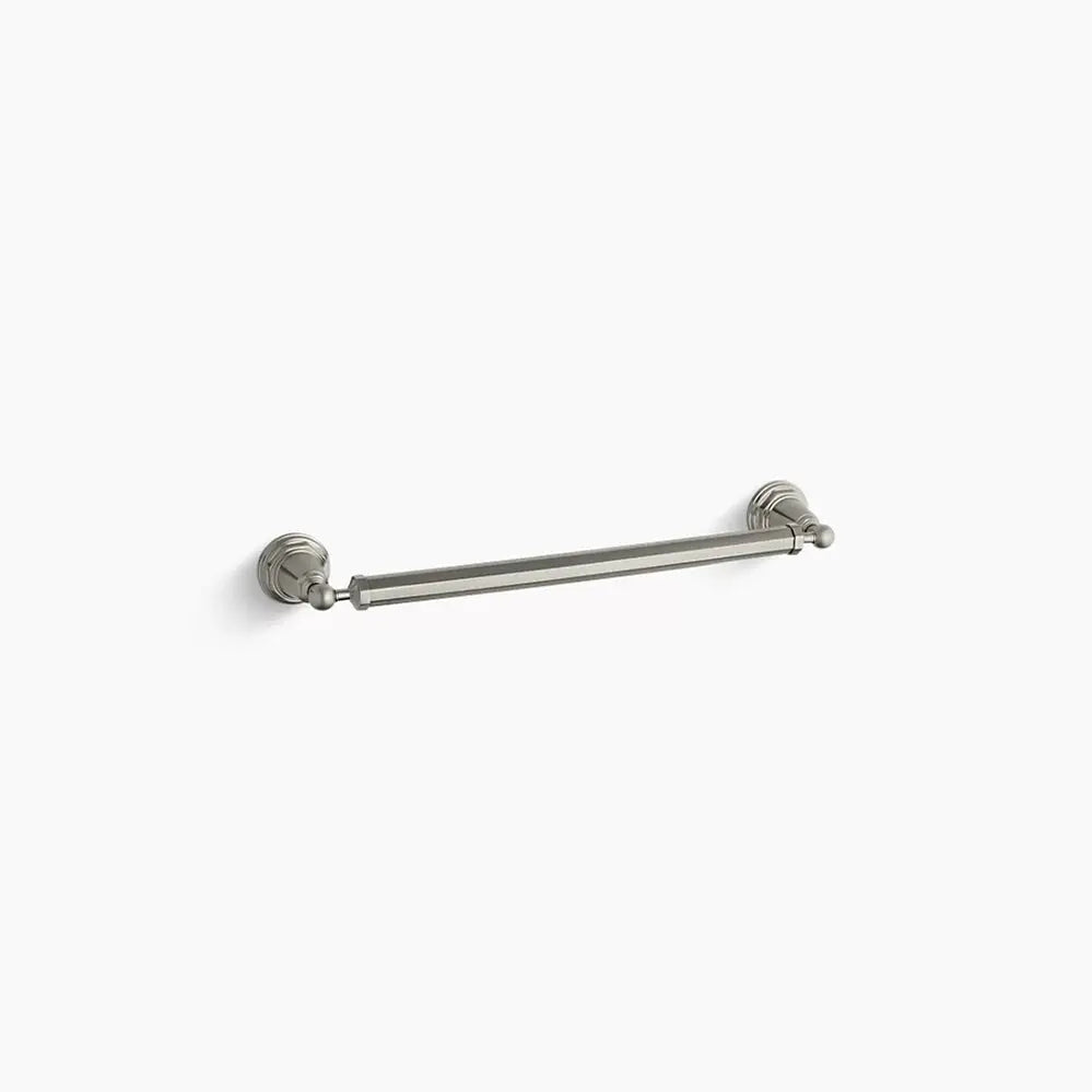 Kohler Pinstripe 18" towel bar K-13108-BN - Plumbing Market