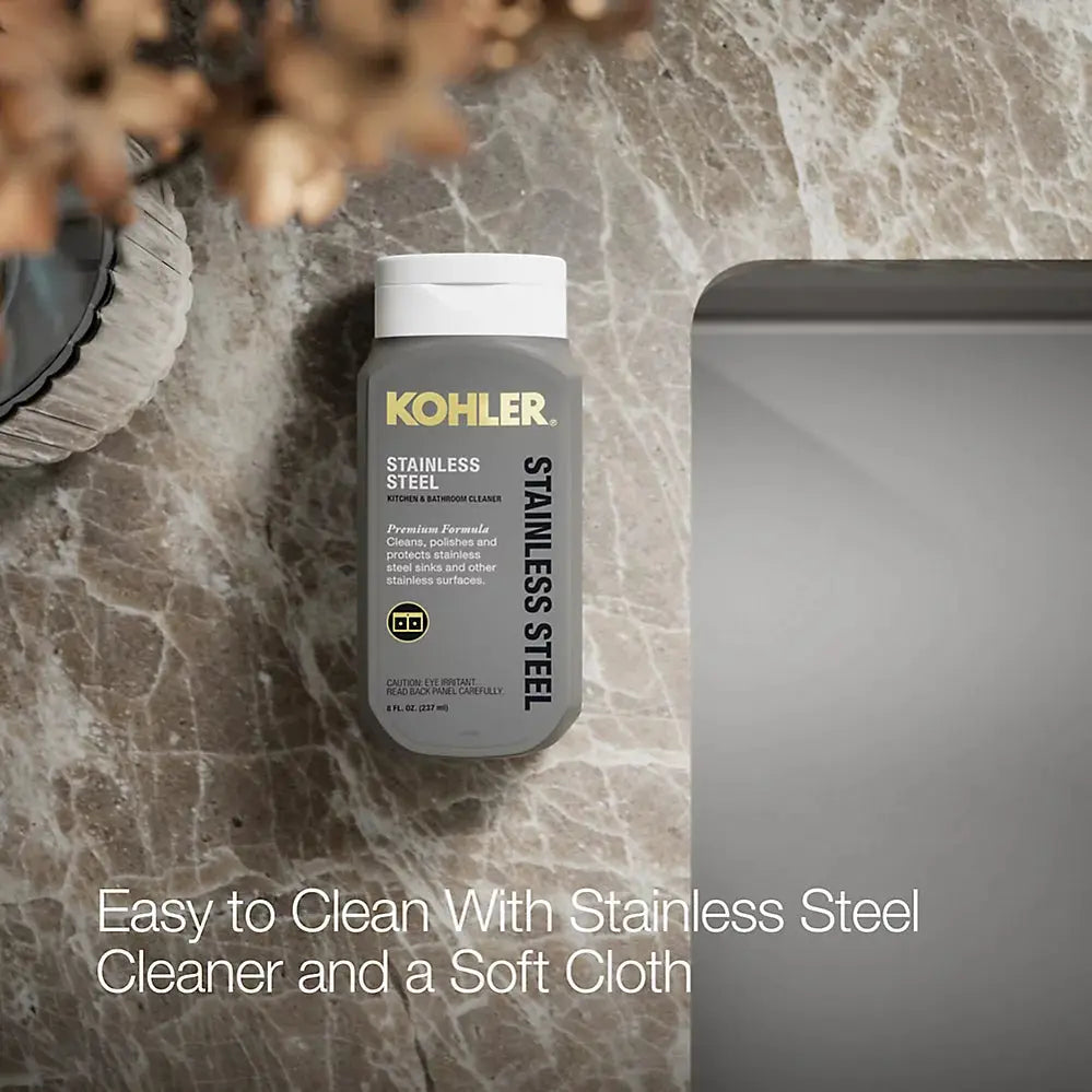 Kohler Prolific 23" undermount single-bowl workstation kitchen sink K-23650-NA - Plumbing Market