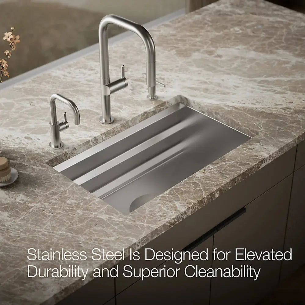 Kohler Prolific 29" undermount single-bowl workstation kitchen sink K-23651-NA - Plumbing Market