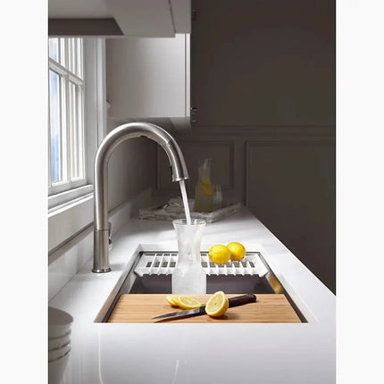 Kohler Prolific 33" undermount single-bowl workstation kitchen sink K-5540-NA - Plumbing Market