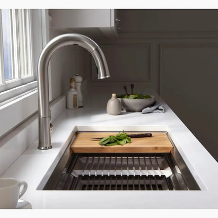 Kohler Prolific 33" undermount single-bowl workstation kitchen sink K-5540-NA - Plumbing Market