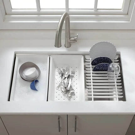 Kohler Prolific 33" undermount single-bowl workstation kitchen sink K-5540-NA - Plumbing Market