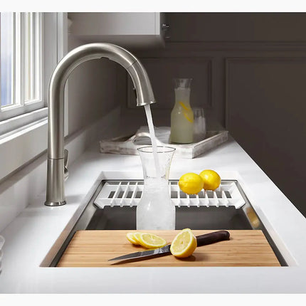 Kohler Prolific 33" undermount single-bowl workstation kitchen sink K-5540-NA - Plumbing Market