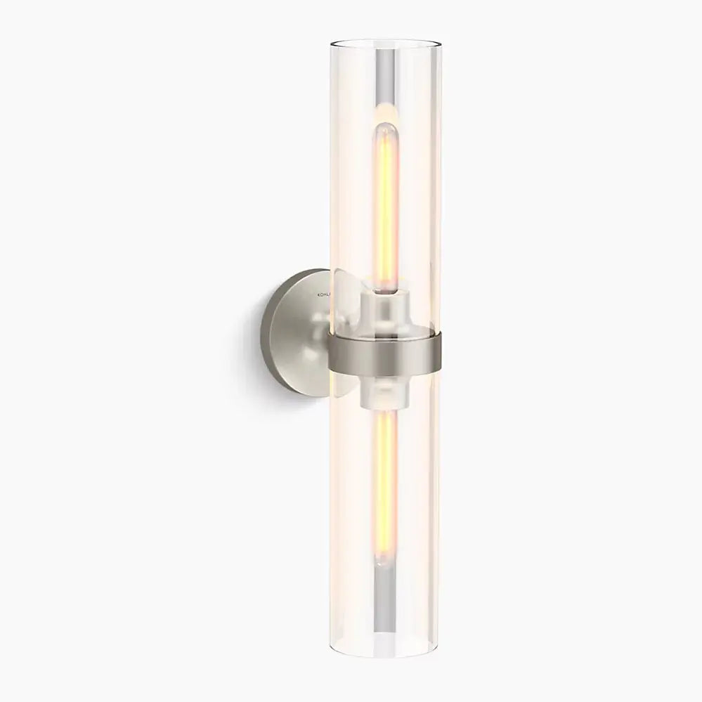 Kohler Purist 2 Light 22  Sconce 27263-SC02-BNL - Plumbing Market