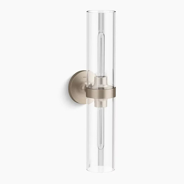 Kohler Purist 2 Light 22  Sconce 27263-SC02-BVL - Plumbing Market