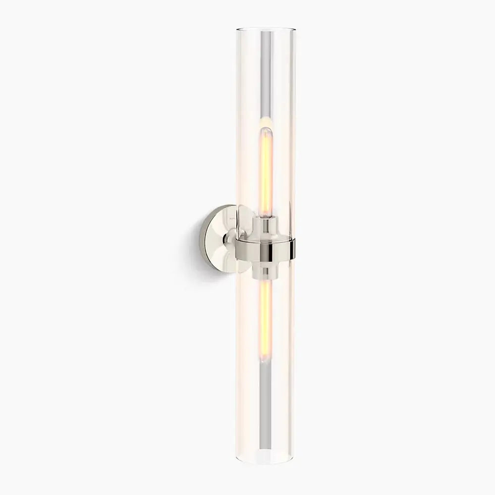 Kohler Purist 2 Light 29  Sconce 27264-SC02-SNL - Plumbing Market