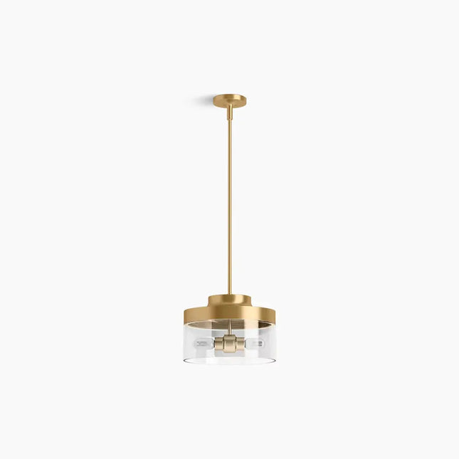Kohler Purist 2 Light Pendant 27265-PE02-2GL - Plumbing Market