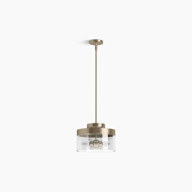 Kohler Purist  2 Light Pendant 27265-PE02-BVL - Plumbing Market
