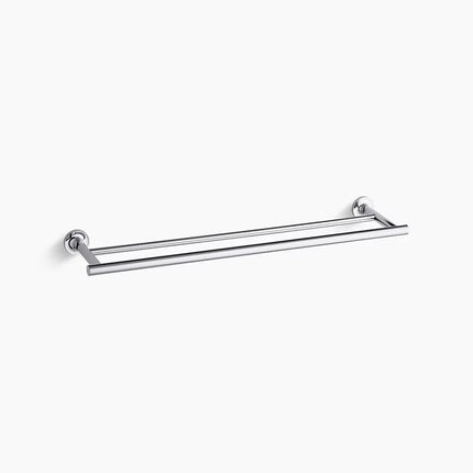 Kohler Purist 24" Double towel bar K-14375-CP - Plumbing Market