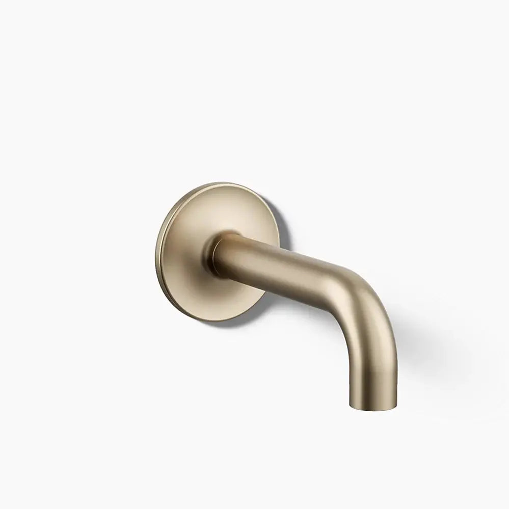 Kohler Purist Midrge W/M Nondiv 90-Deg Bath Spout 14427-BV - Plumbing Market
