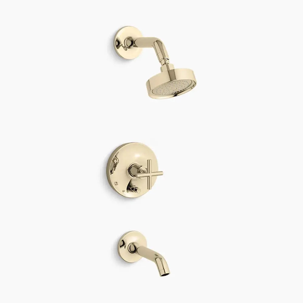 Kohler Purist R/T B&S Trm/Crs Hdls,35-Deg Spt T14420-3-AF - Plumbing Market