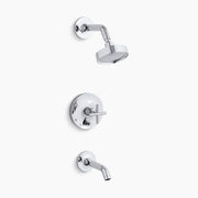 Kohler Purist R/T B&S Trm/Crs Hdls,35-Deg Spt T14420-3-CP - Plumbing Market