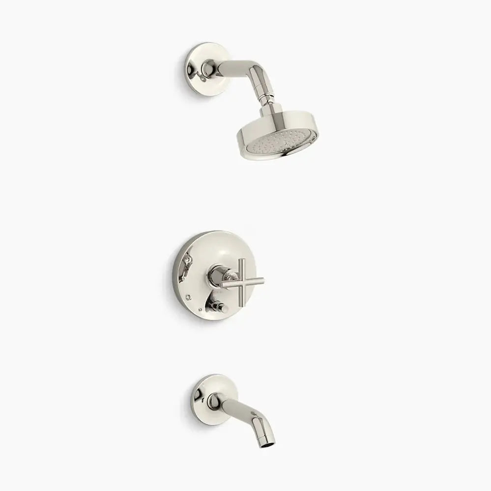 Kohler Purist R/T B&S Trm/Crs Hdls,35-Deg Spt T14420-3-SN - Plumbing Market