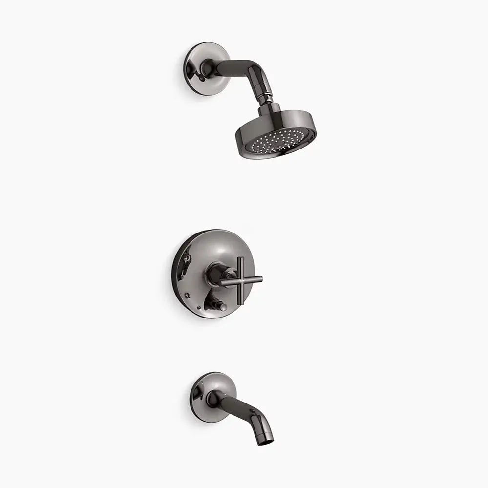 Kohler Purist R/T B&S Trm/Crs Hdls,35-Deg Spt T14420-3-TT - Plumbing Market