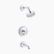 Kohler Purist R/T B&S Trm/Crs Hdls,35-Deg Spt T14420-3G-CP - Plumbing Market
