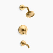 Kohler Purist R/T B&S Trm/Lvr Hdls,35 Deg Spt T14420-4-2MB - Plumbing Market