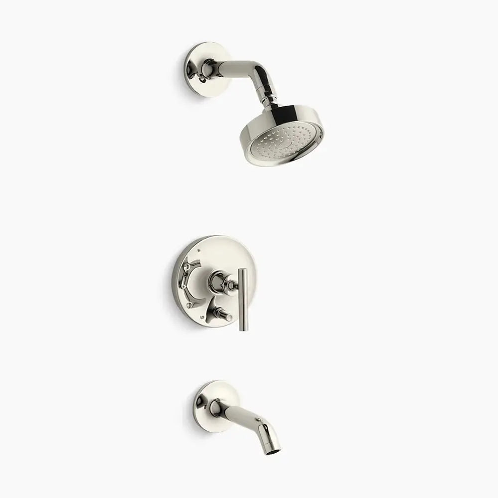 Kohler Purist R/T B&S Trm/Lvr Hdls,35 Deg Spt T14420-4-SN - Plumbing Market