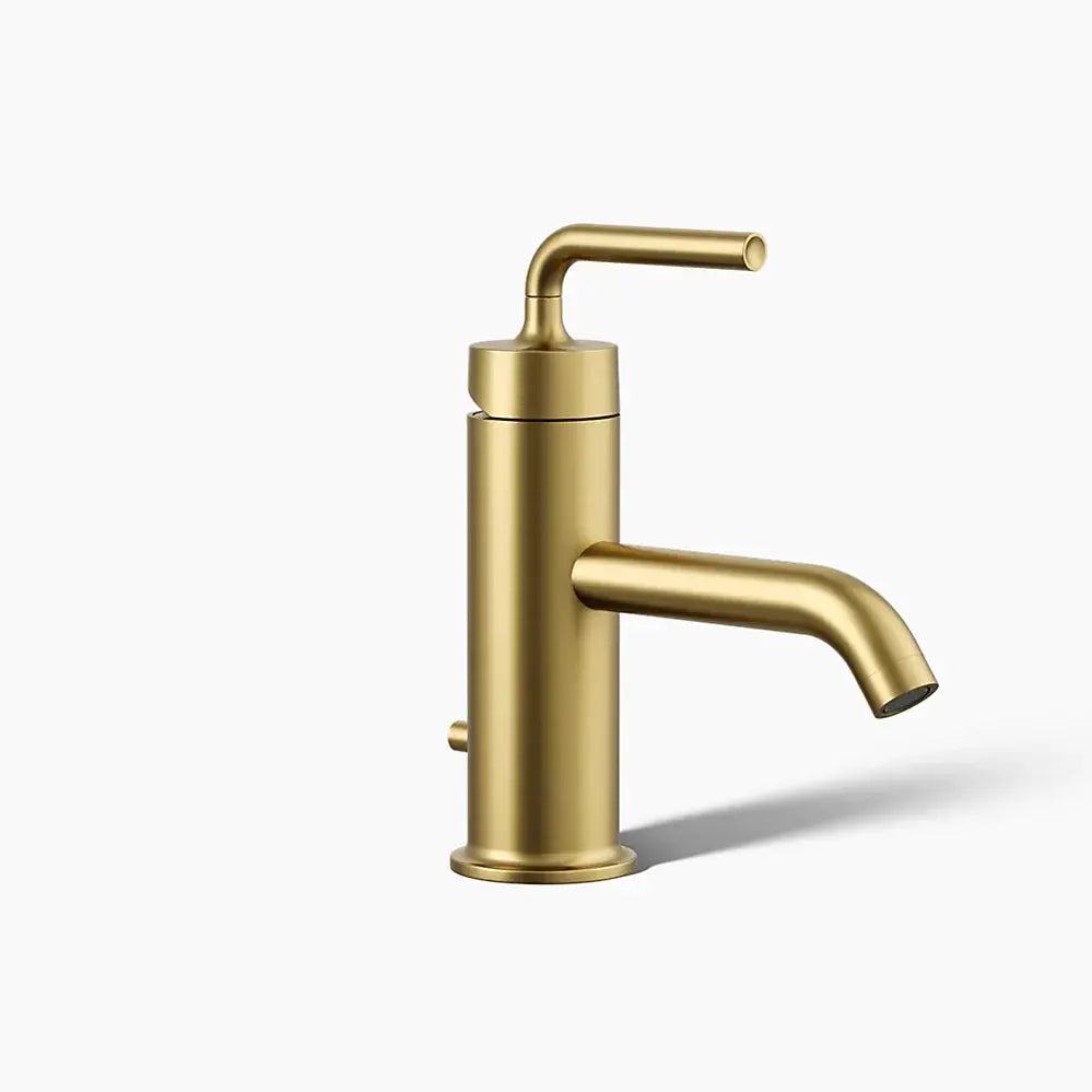 Kohler Purist Single-handle bathroom sink faucet with Straight Lever handle, 1.2 gpm K-14402-4A-2MB - Plumbing Market