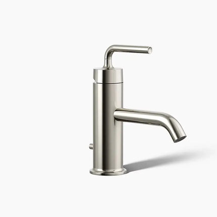 Kohler Purist Single-handle bathroom sink faucet with Straight Lever handle, 1.2 gpm K-14402-4A-SN - Plumbing Market