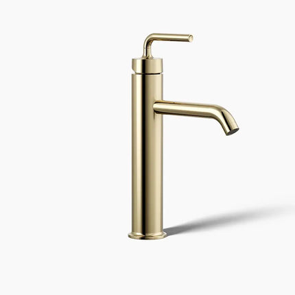 Kohler Purist Tall single-handle bathroom sink faucet with Lever handle, 1.2 gpm K-14404-4A-AF - Plumbing Market