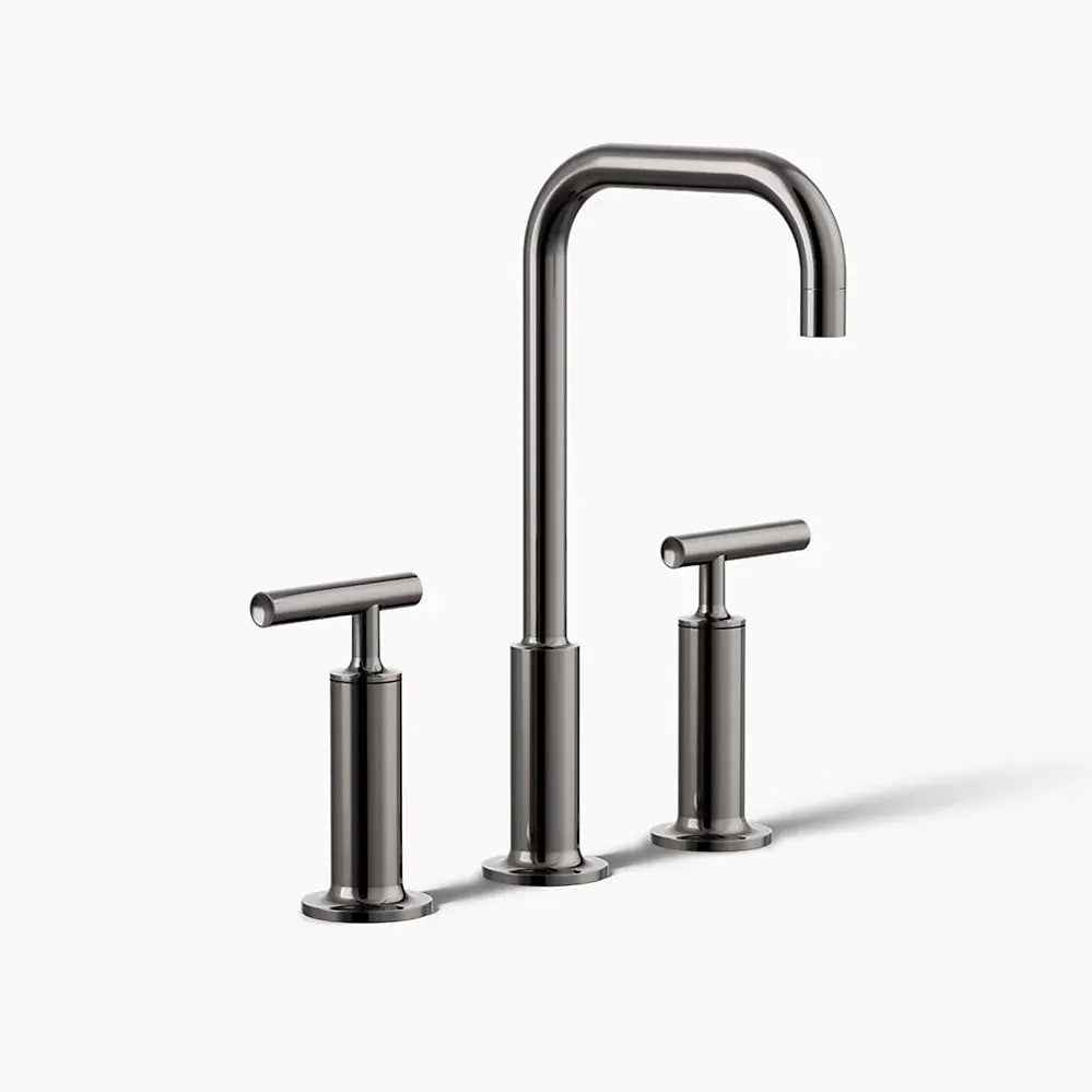 Kohler Purist Widespread bathroom sink faucet with Lever handles, 1.2 gpm K-14408-4-TT - Plumbing Market