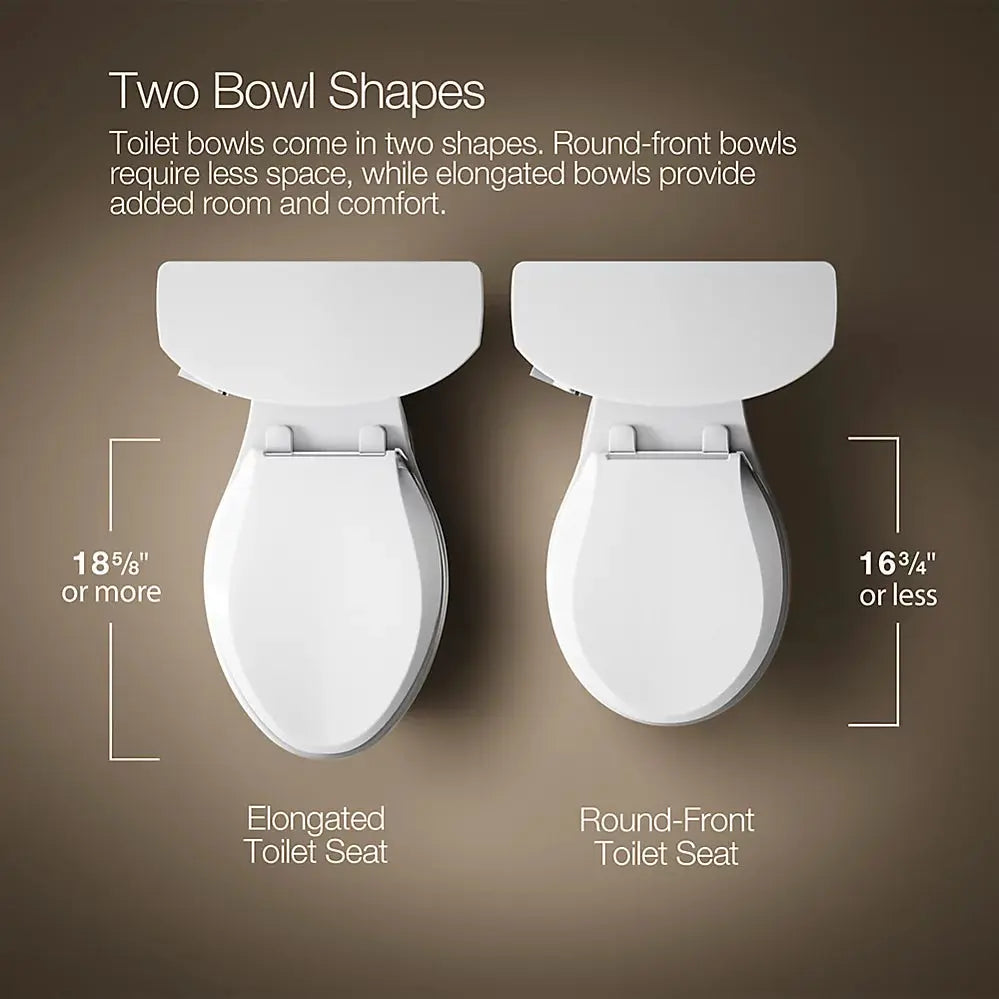 Kohler Reach One-piece Compact Elongated Toilet with Skirted Trapway - Plumbing Market