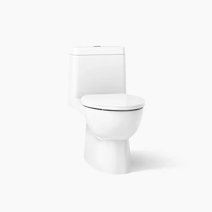 Kohler Reach One-piece compact elongated toilet with skirted trapway, dual-flush - Plumbing Market