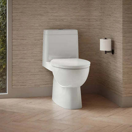 Kohler Reach One-piece compact elongated toilet with skirted trapway, dual-flush - Plumbing Market