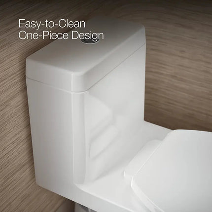 Kohler Reach One-piece compact elongated toilet with skirted trapway, dual-flush - Plumbing Market