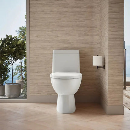 Kohler Reach One-piece compact elongated toilet with skirted trapway, dual-flush - Plumbing Market