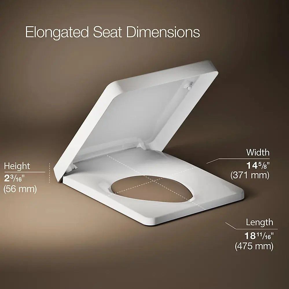 Kohler Rêve Elongated Closed-Front Toilet Seat - Plumbing Market