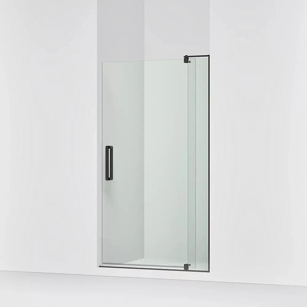 Kohler Revel Pivot shower door, 70" H x 39-1/8 - 44" W, with 5/16" thick Crystal Clear glass dark bronze - Plumbing Market