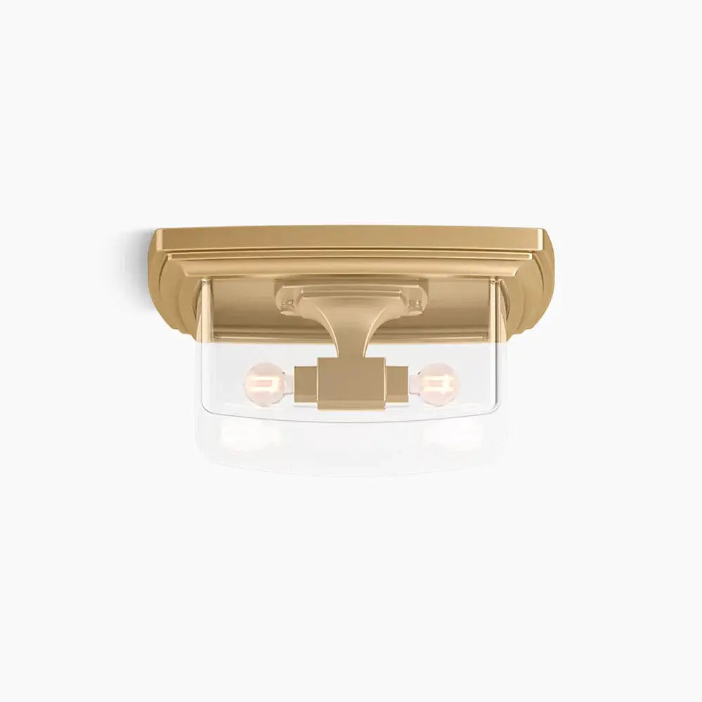 Kohler Riff 2 Light Flush Mount 31760-FM02-2GL - Plumbing Market