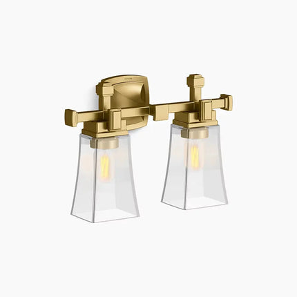 Kohler Riff 2 Light Sconce 31756-SC02-2GL - Plumbing Market