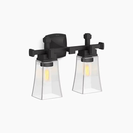 Kohler Riff 2 Light Sconce 31756-SC02-BLL - Plumbing Market