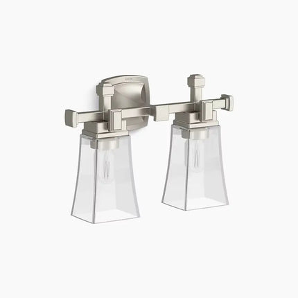 Kohler Riff 2 Light Sconce 31756-SC02-BNL - Plumbing Market