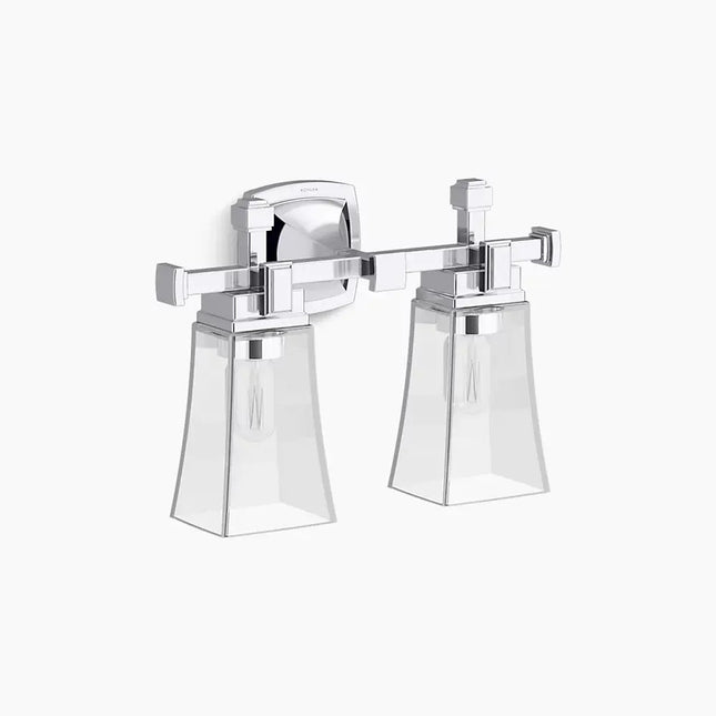 Kohler Riff 2 Light Sconce 31756-SC02-CPL - Plumbing Market