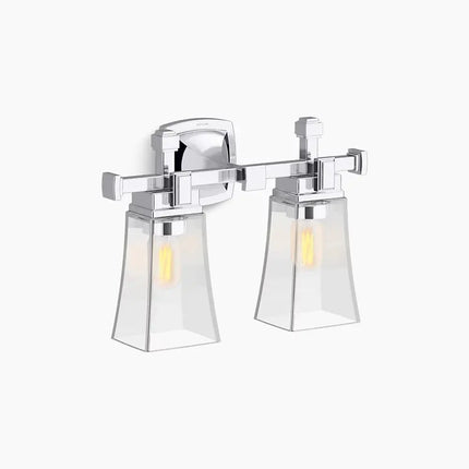Kohler Riff 2 Light Sconce 31756-SC02-CPL - Plumbing Market