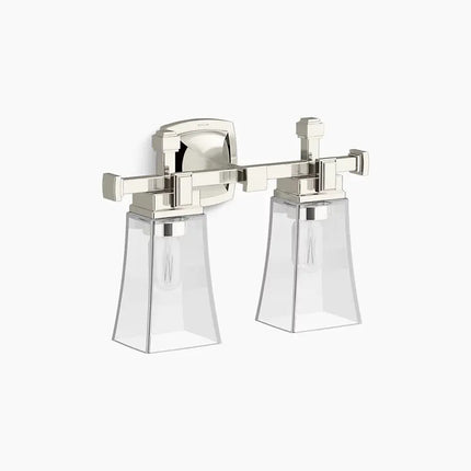 Kohler Riff 2 Light Sconce 31756-SC02-SNL - Plumbing Market