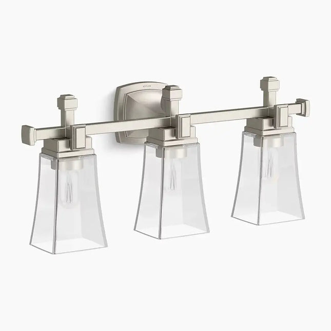 Kohler Riff 3 Light Sconce 31757-SC03-BNL - Plumbing Market