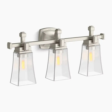 Kohler Riff 3 Light Sconce 31757-SC03-BNL - Plumbing Market