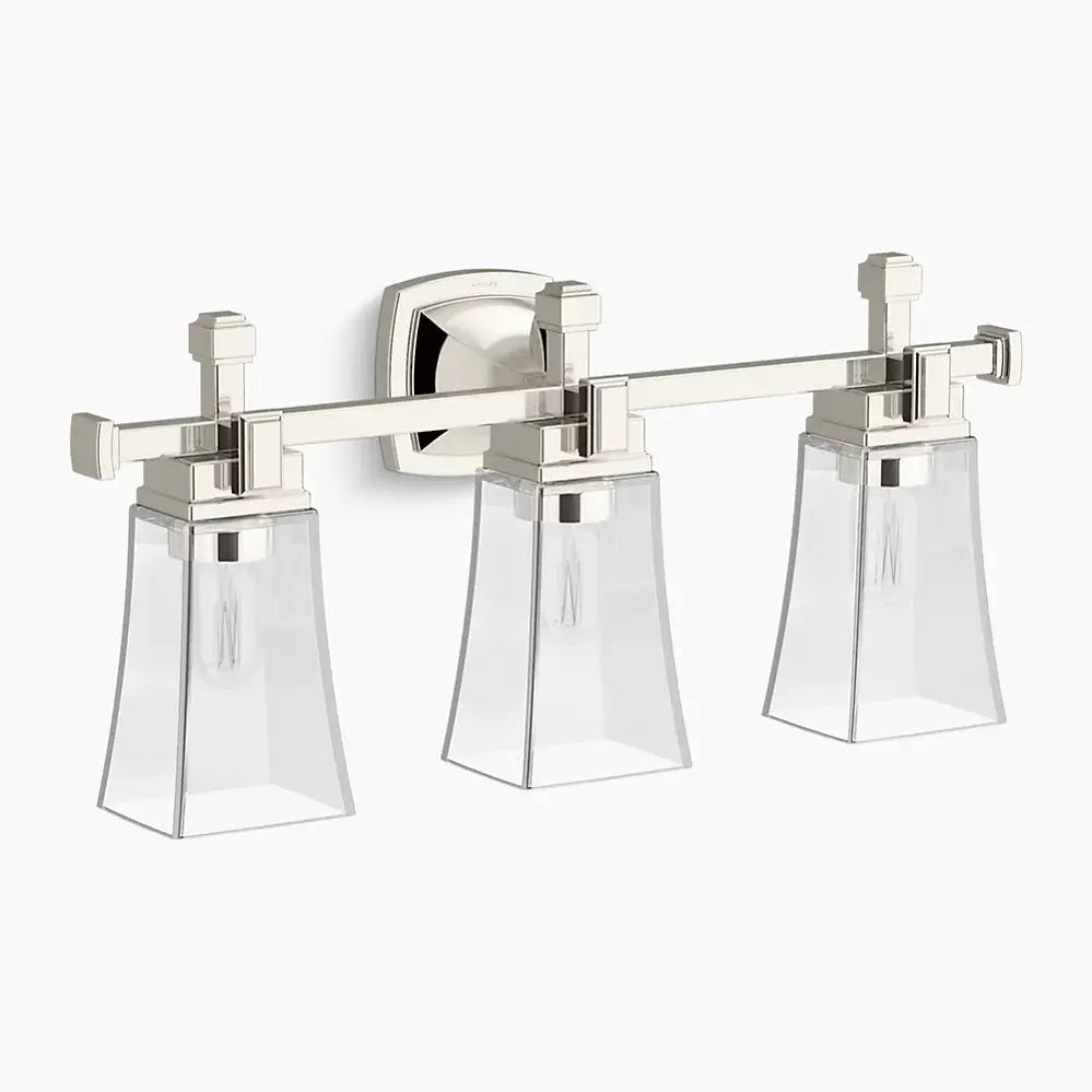 Kohler Riff 3 Light Sconce 31757-SC03-SNL - Plumbing Market